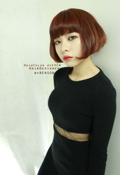 BOB流行髮型趨勢~Vidal Sassoon齊長鮑伯PART1 經典古典美~西門町短髮剪髮染髮達人BENSON