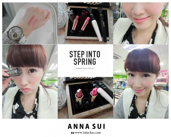 ▌彩妝 ▌ANNA SUI 2015春妝迷人星願唇彩x魅羽俏睫組