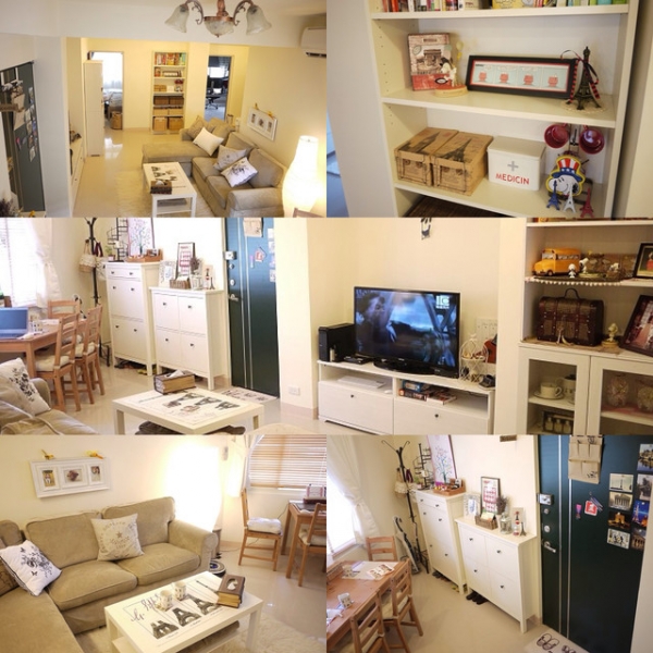 【新家佈置】客廳篇:很有愛的溫馨舒適Living room (附帶分享小廚房與浴室)