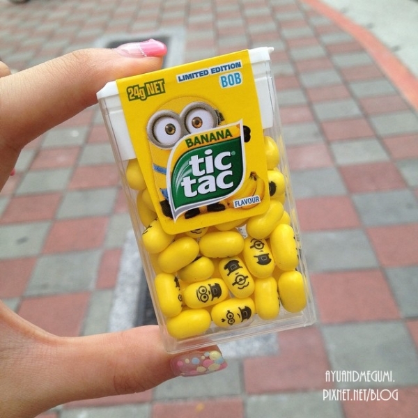 分享♥小小兵tictac糖 簡單分享