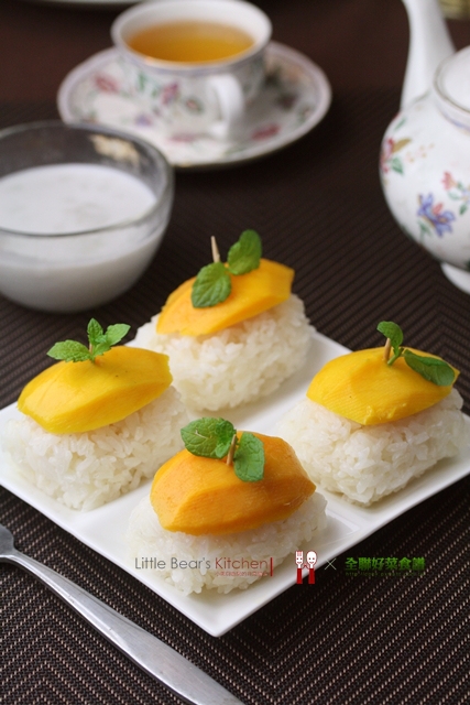 【食譜】泰式芒果椰汁米糕—幸福是心態
