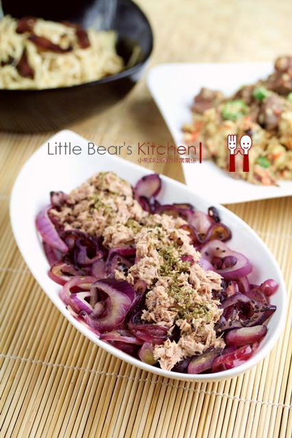 【省錢低卡食譜】菜價超貴怎麼便宜吃?—-低卡xo醬炒麵,泰式珊瑚草,和風鮪魚拌紫洋蔥