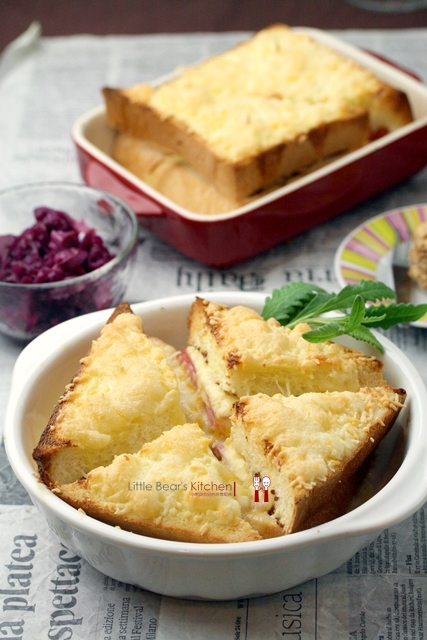 【食譜】美好早午餐—-焗烤法式土司三明治