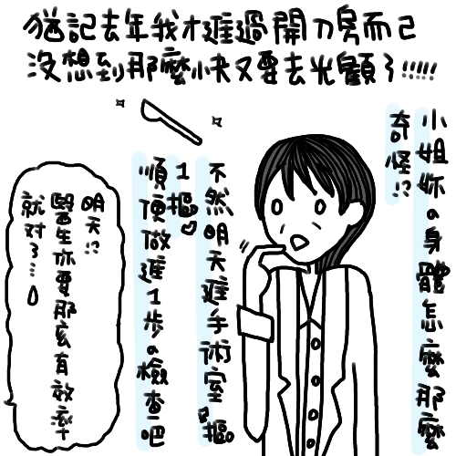 我又進手術房了!(上)