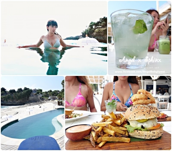 「峇里藍夢島」島上最美無邊際泳池IG熱門打卡餐廳 Sandy Bay Beach Club