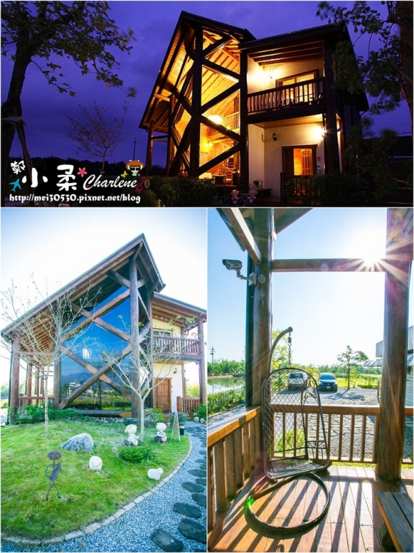 宜蘭員山 慢 停留 隱藏版住宿 香港客最愛包棟民宿 鄉村風小木屋檜木微香 舒服慢活好愜意 合作 鄭小柔charlene 食妝嬉遊記