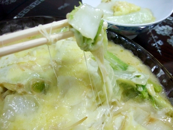 焗烤奶油白菜.蝦丸湯.香菇豆腐滷肉.綜合鹹粥(相同食材變化使用)