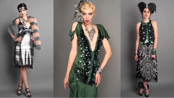 电影风尚,高阶精品,网路上也有越来越多的1920服装风格讨