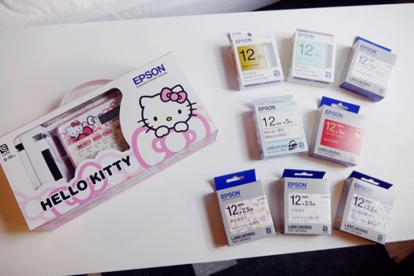 收納控、裝可愛控or手作控必需要擁有EPSON - HELLO KITTY 標籤機