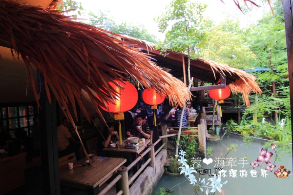 【苗栗三義】真的沒有偷偷飛去大陸。湖上茅草屋ღ卓也小屋養生館