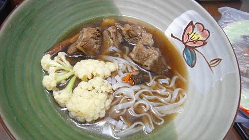 輕食晚餐-十全排骨蒟蒻麵