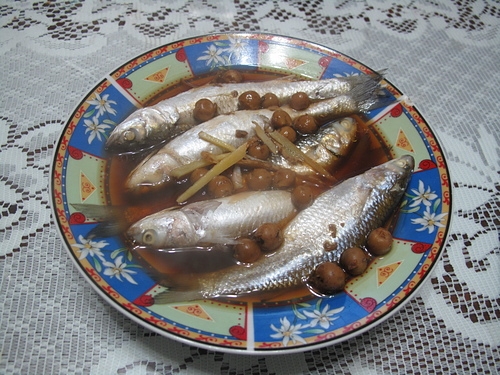 清蒸破布子豆仔鱼