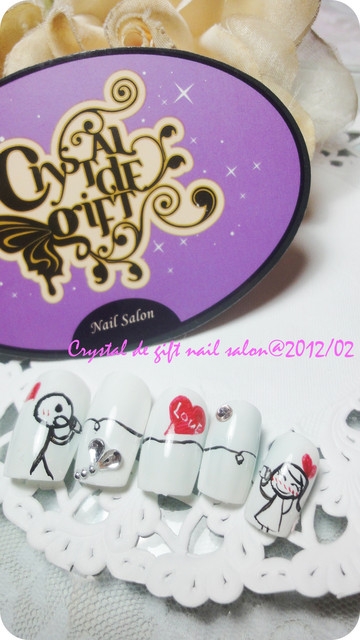 情人節甲片♥ Happy Valentine's Day ♥ 愛貝貝