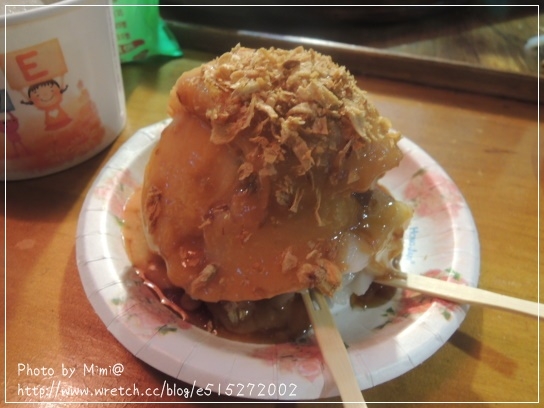 【食記、信義】信義威秀2F,傳統美食九層炊油蔥粿。好吃燒麻糬/魚丸湯