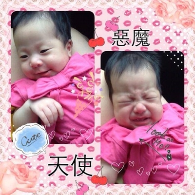 【壹】四寶小櫻桃這個月的成長