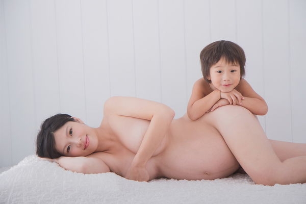 『孕婦寫真照』我在點點寶貝-第四胎全裸孕婦寫真照大公開