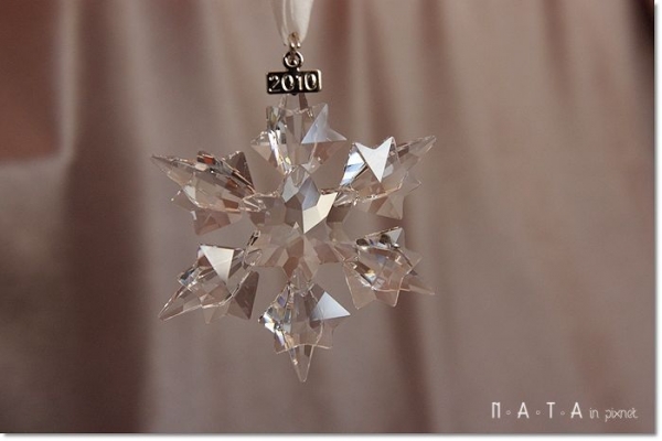 Swarovski 2010限量聖誕雪花掛飾‧來自Kris姐的祝福