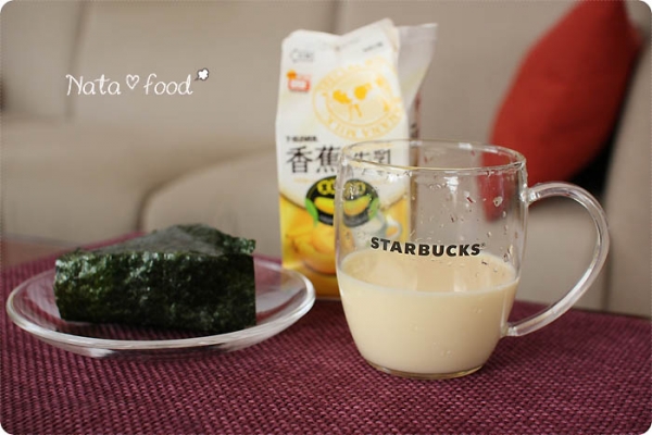 7-11‧明太子起司夾心飯糰、香蕉牛乳~我的39元妙搭午餐