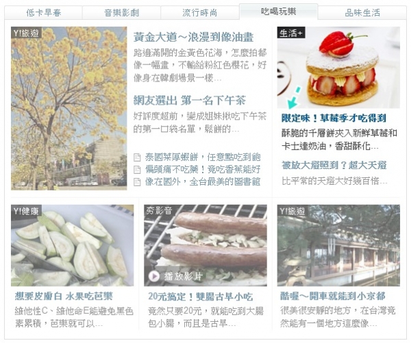 我愛法式甜點!上個月採訪的Sweet Emily登奇摩首頁囉!