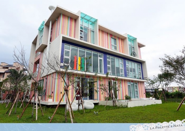 耳目一新的輕北歐風時尚民宿:宜蘭調色盤築夢會館La Palette‧整體外觀、特製下午茶