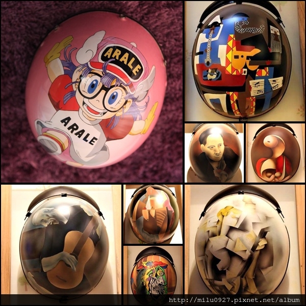 (展覽) 你絕對沒有見過的彩繪安全帽 貼近畢卡索x吳建樺彩繪安全帽展