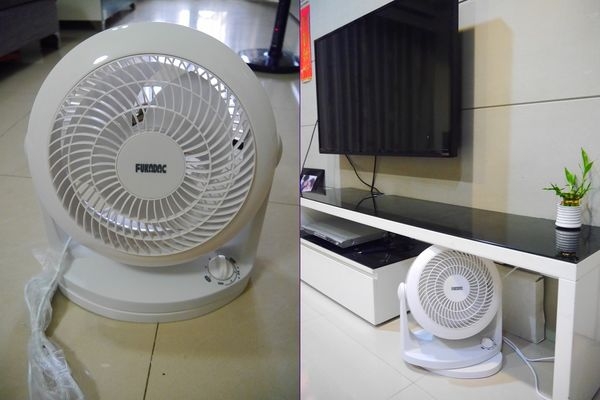 【生活小家電】陪你渡過炎夏的好利器,特力屋~FUKADAC 12吋超靜音循環扇,風速超強超涼爽,勝過14吋立扇。